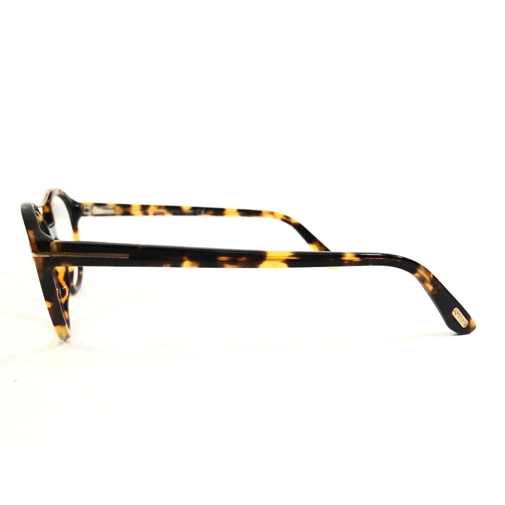 Tom Ford Eyeglasses Frames TF5412 056 Blonde Tortoise Oval Full Rim 52-17-140